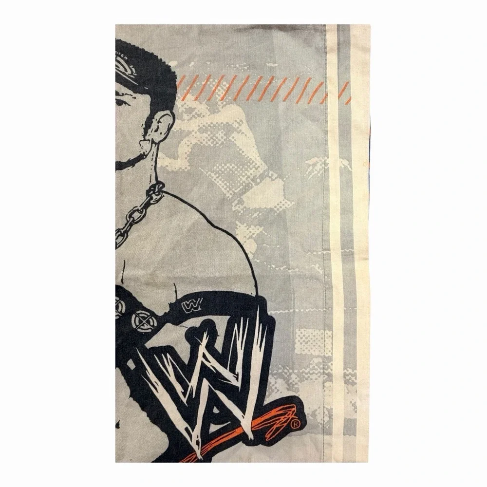 WWE John Cena Triple H Ringside Reversible Pillowcase 2008 Nostalgic Memorabilia